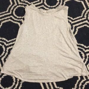 Gap - Light Gray Pajama Tank with Ruffle